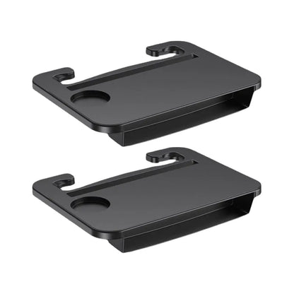 2-in-1 Car Steering Wheel Desk & Seat Gap Organizer – Reversible Laptop Tray and Meal Holder