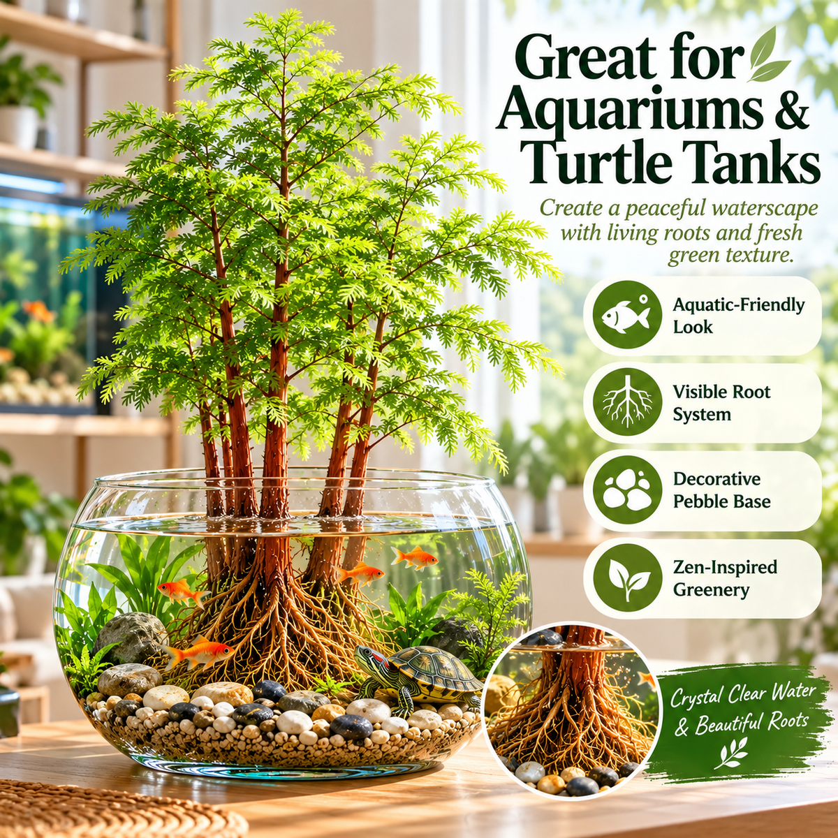 🌿 Hydroponic Dawn Redwood Starter – Grow Your Own Mini Tree💧