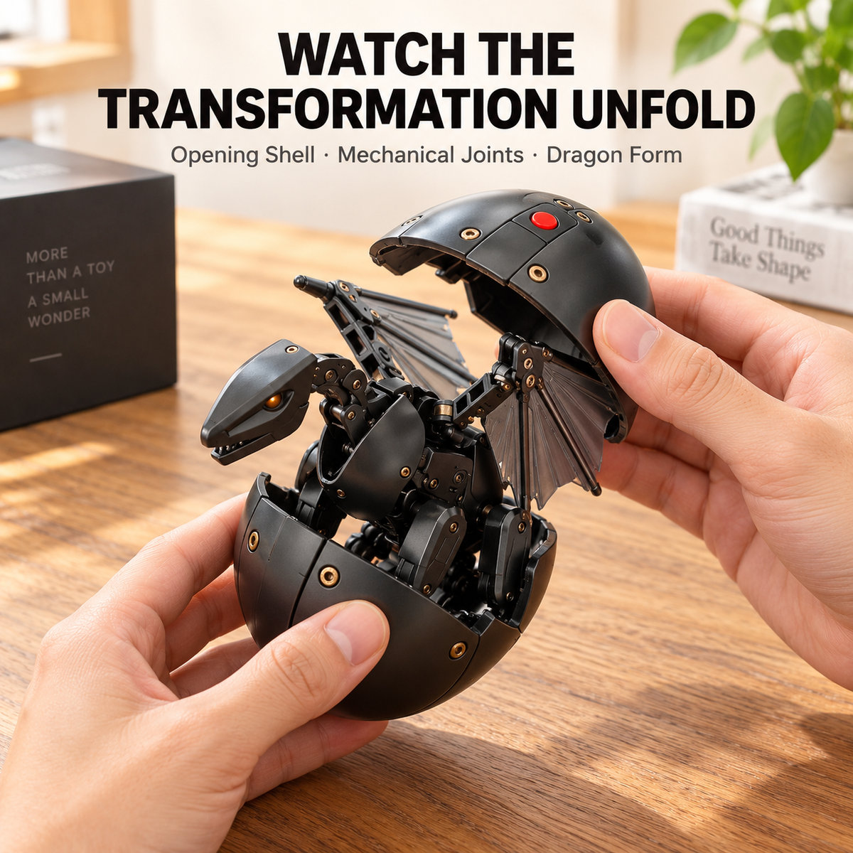 🔥Last Day 50% OFF🥚🐉 DragonMorph – Egg to Dragon Transforming Mechanical Toy