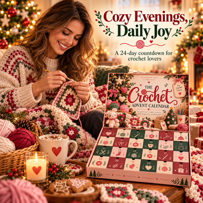 🧶💗The Crochet Advent Calendar24 DAYS • CROCHET-INSPIRED SURPRISES • CHRISTMAS COUNTDOWN