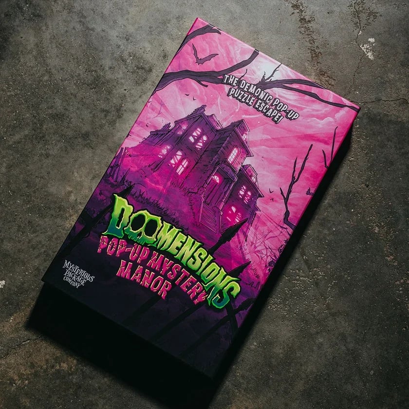 🕵️Doomensions: Mystery Manor — 3D Haunted Mansion Puzzle Experience | An 8–12 Hour Paranormal Escape-Room Adventure for 1–4 Investigators, Ages 14+