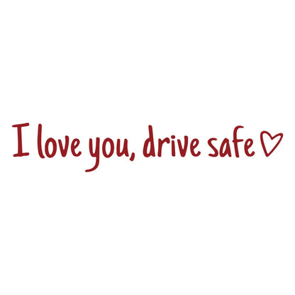 💓 I love you, drve safe Sticker（6pcs）