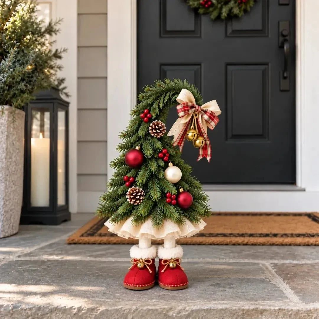 Curved-Top Elf Mini Table Tree | For nook & seasonal shelf decor