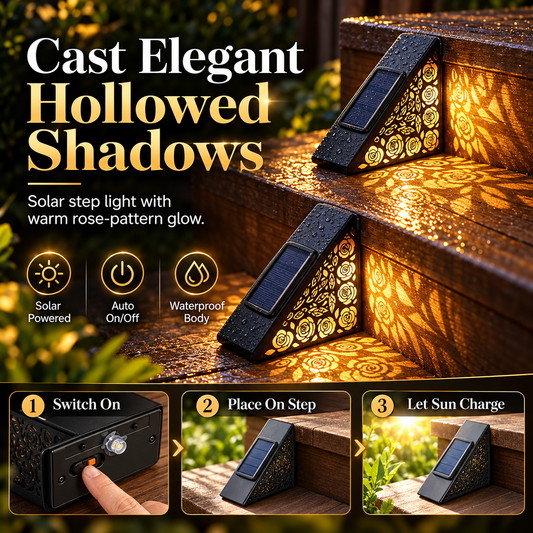 💡 Save 50%!☀️ Solar Step Light – For stairs, decks & pathways✨