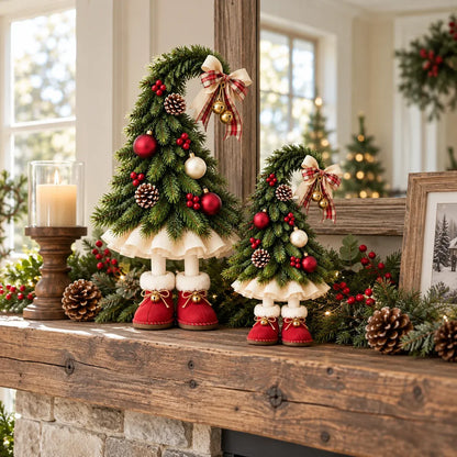 Curved-Top Elf Mini Table Tree | For nook & seasonal shelf decor