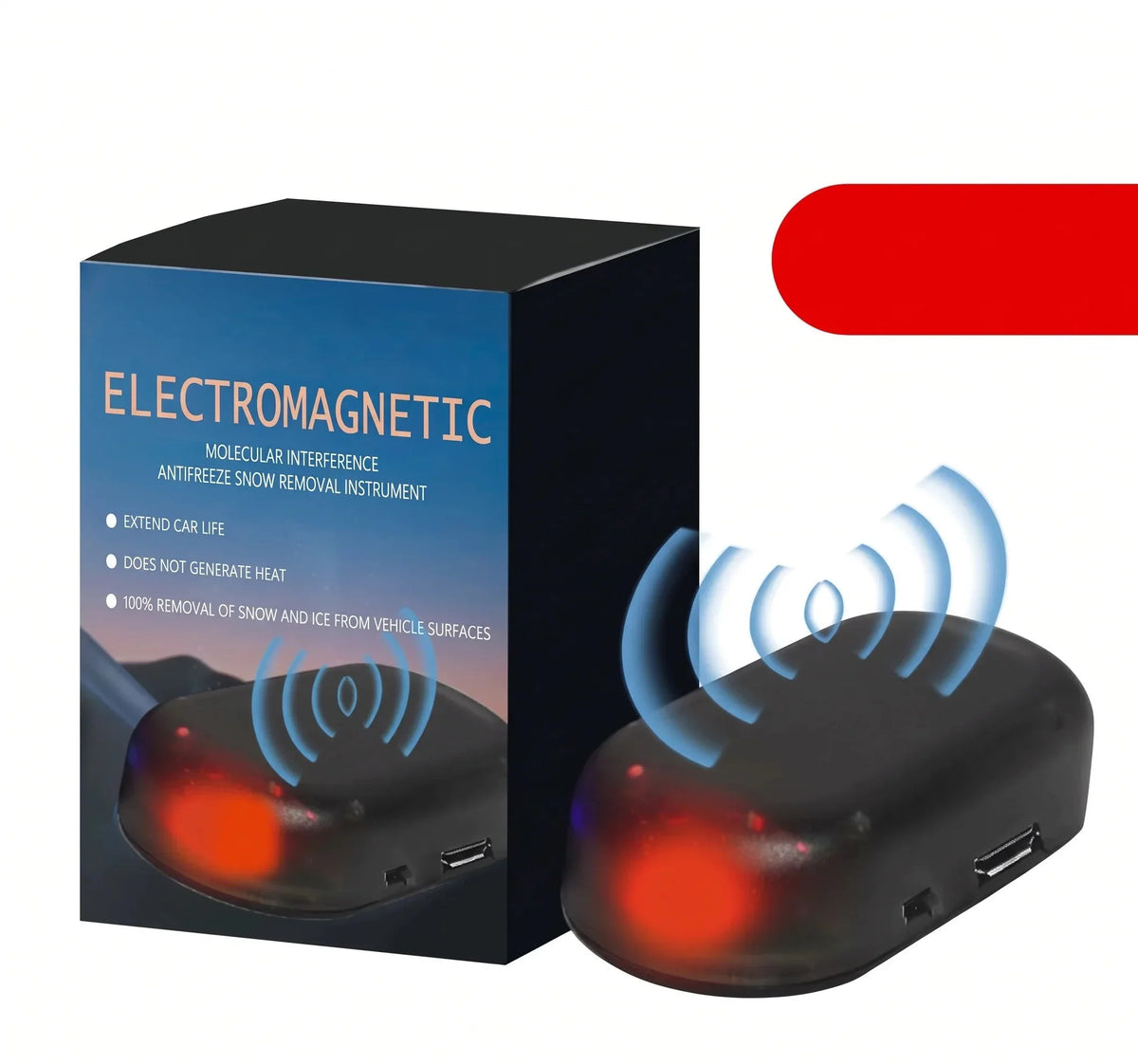 20K SOLD🔥Electromagnetic Molecular Interference Antifreeze Snow Removal Instrument for Vehicles