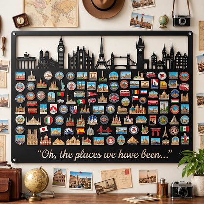 🌍✈️Travel Magnet Display Board
