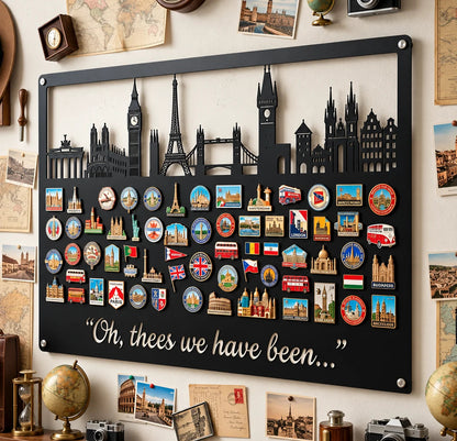 🌍✈️Travel Magnet Display Board
