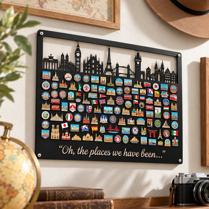 🌍✈️Travel Magnet Display Board