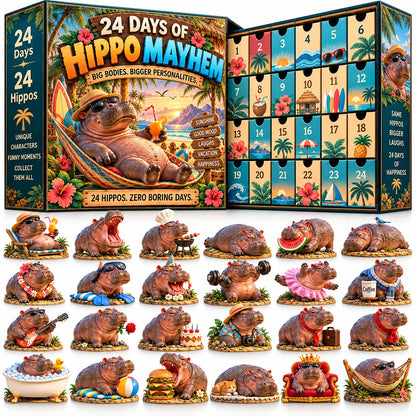 🦛 Ready for Some Hippo Madness?! 😂 2026 Hippo Adventures – 24 Days of Laughs!