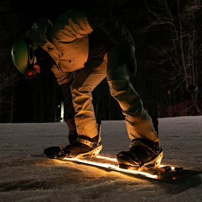 🏂LED Snowboard Edge Light Kit – 7 Colors, Remote Control & Rechargeable Night-Riding Lights✨