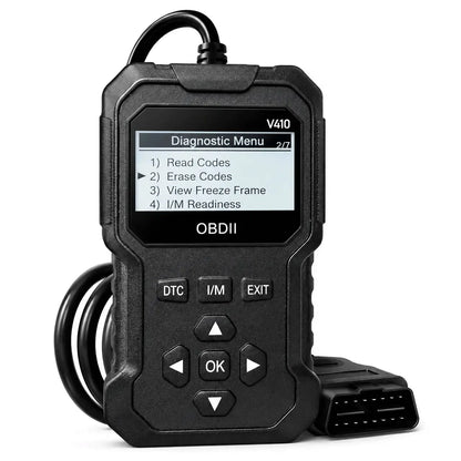 OBDII Car Diagnostic Scanner – Engine Code Reader with Live Data, I/M Readiness & Voltage Test