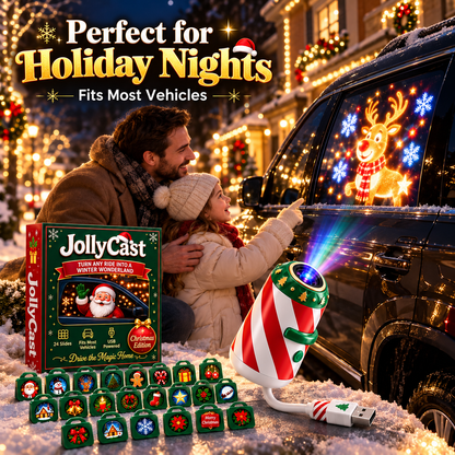Jolly Cast Christmas Car Projector