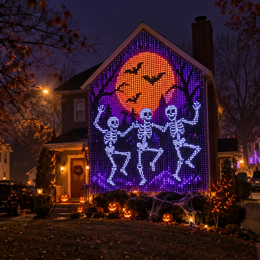 👻HALLOWEEN DIY LED CURTAIN DISPLAY