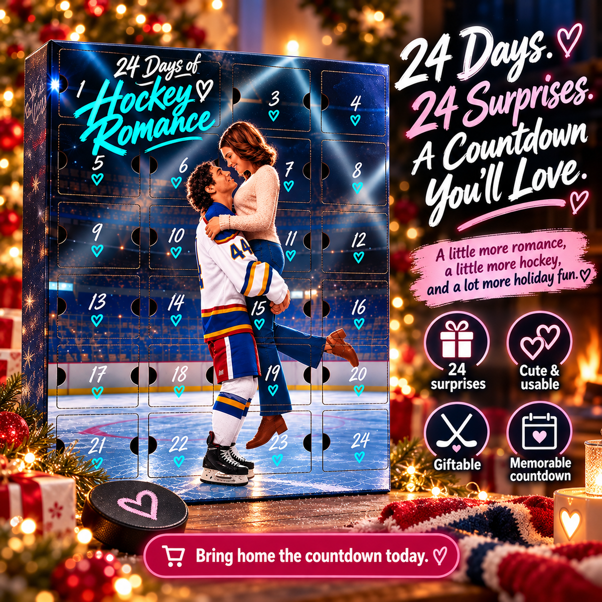 24-Day Hockey Romance Advent Calendar