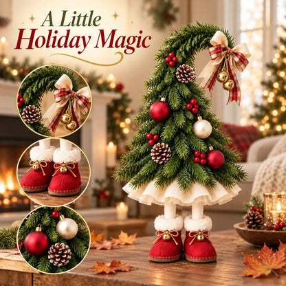 Curved-Top Elf Mini Table Tree | For nook & seasonal shelf decor