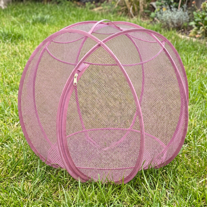 Portable Pop-Up Cat Playpen with Breathable Mesh and Foldable Design