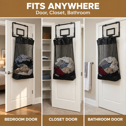 🏀Dual-function fun hanging laundry basket