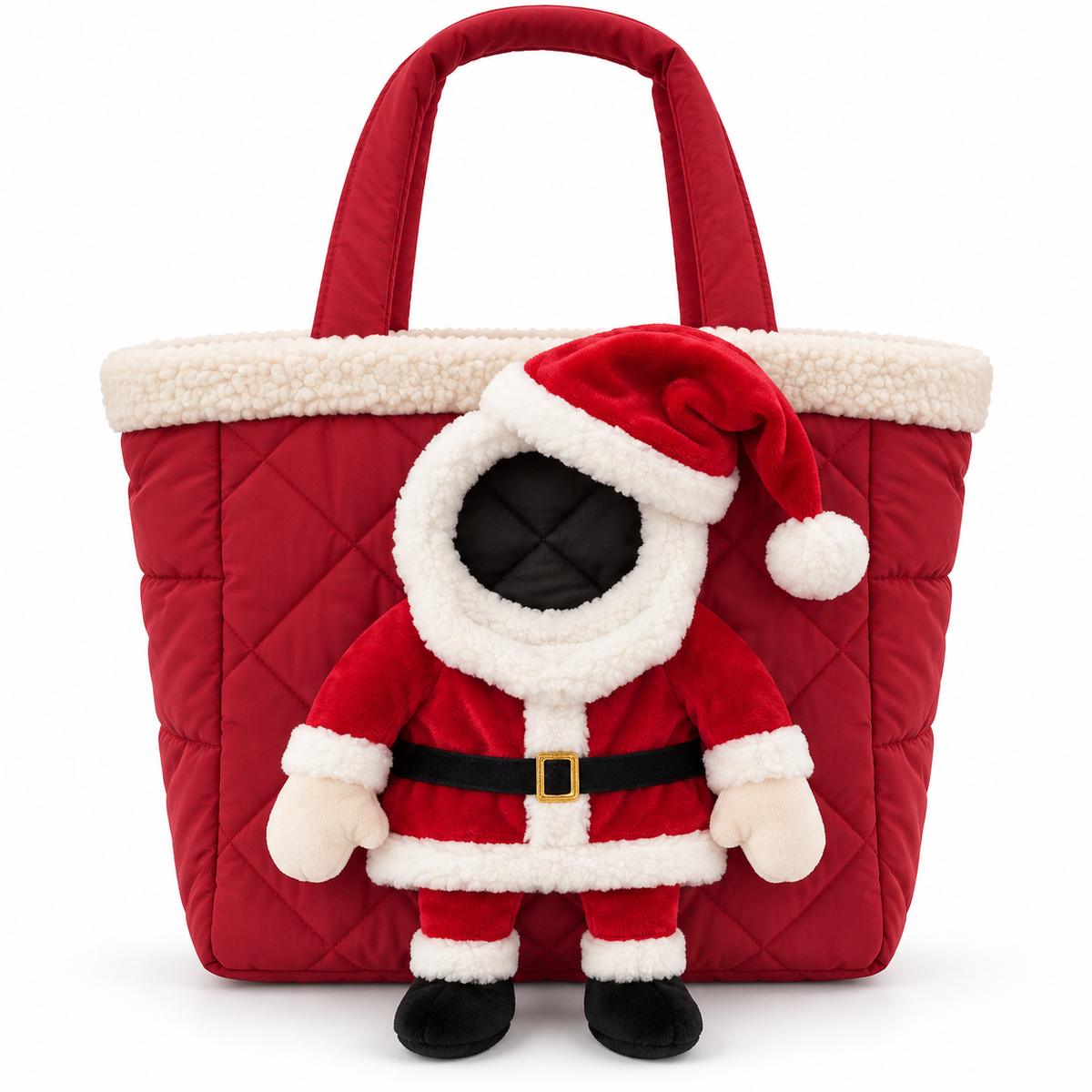3D Christmas Head-Out Pet Carrier Bag