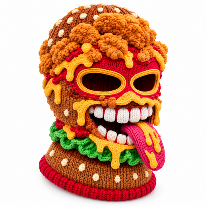 Funny Monster Ski Mask – 3D Knitted Balaclava