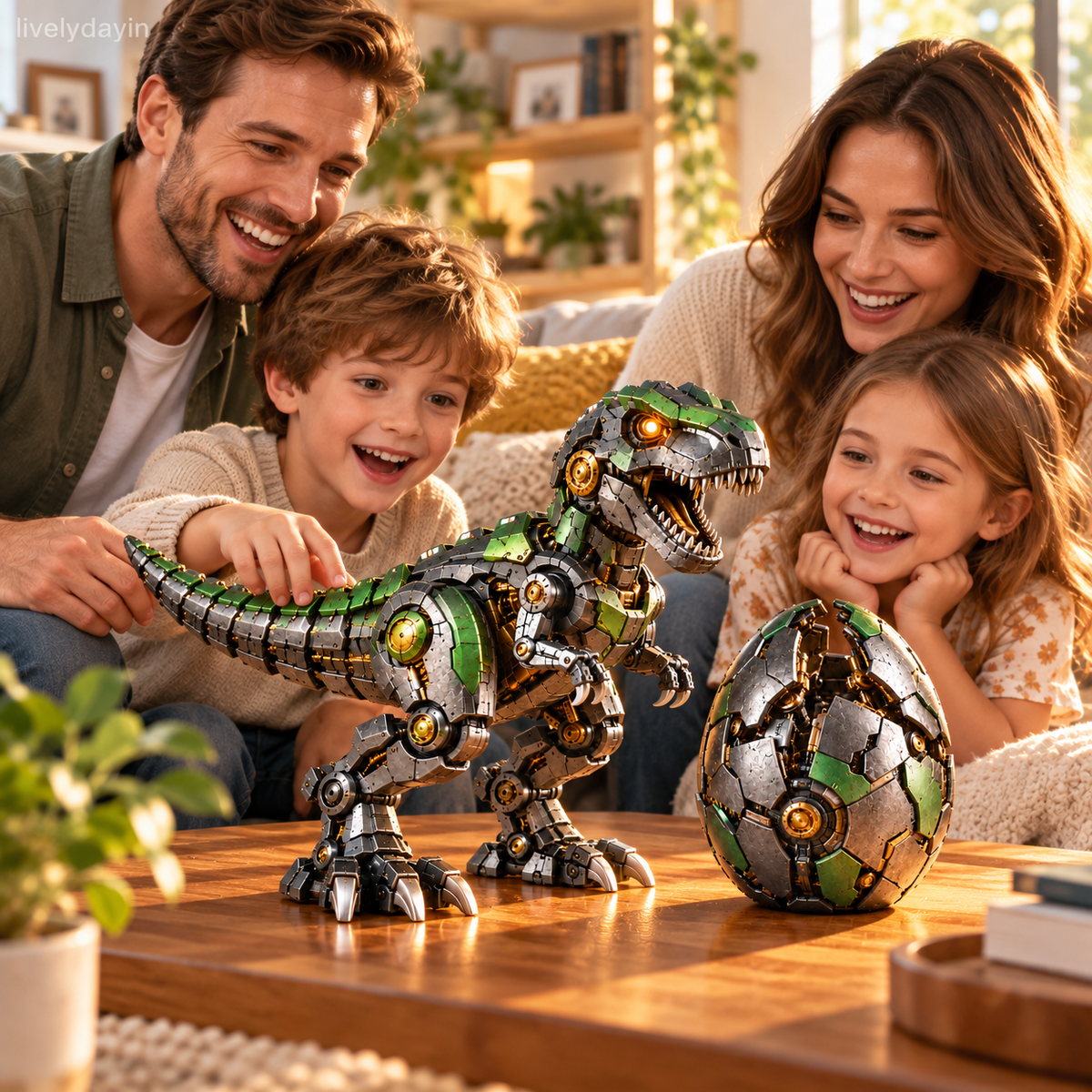 🦖🥚 Mechanical T-Rex Egg – Robotic Dinosaur Collectible! ⚙️
