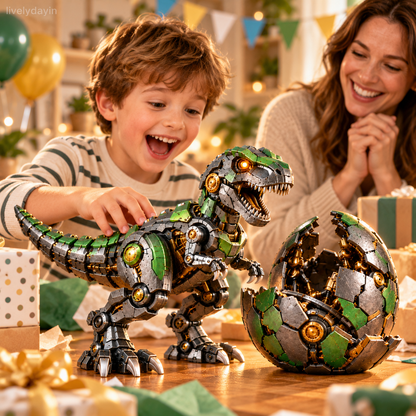 🦖🥚 Mechanical T-Rex Egg – Robotic Dinosaur Collectible! ⚙️