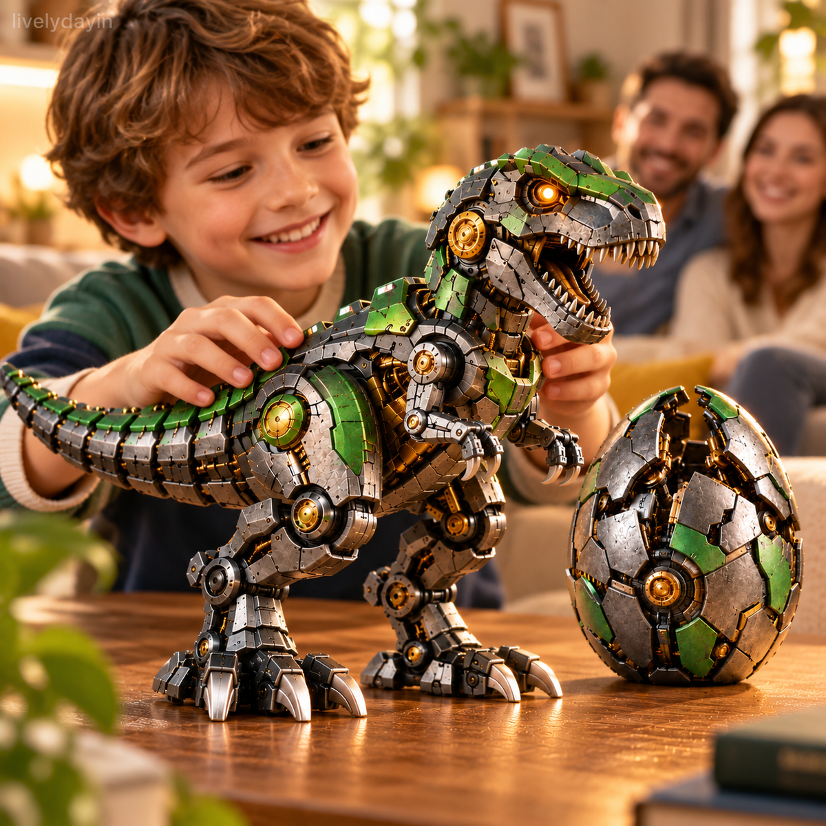 🦖🥚 Mechanical T-Rex Egg – Robotic Dinosaur Collectible! ⚙️