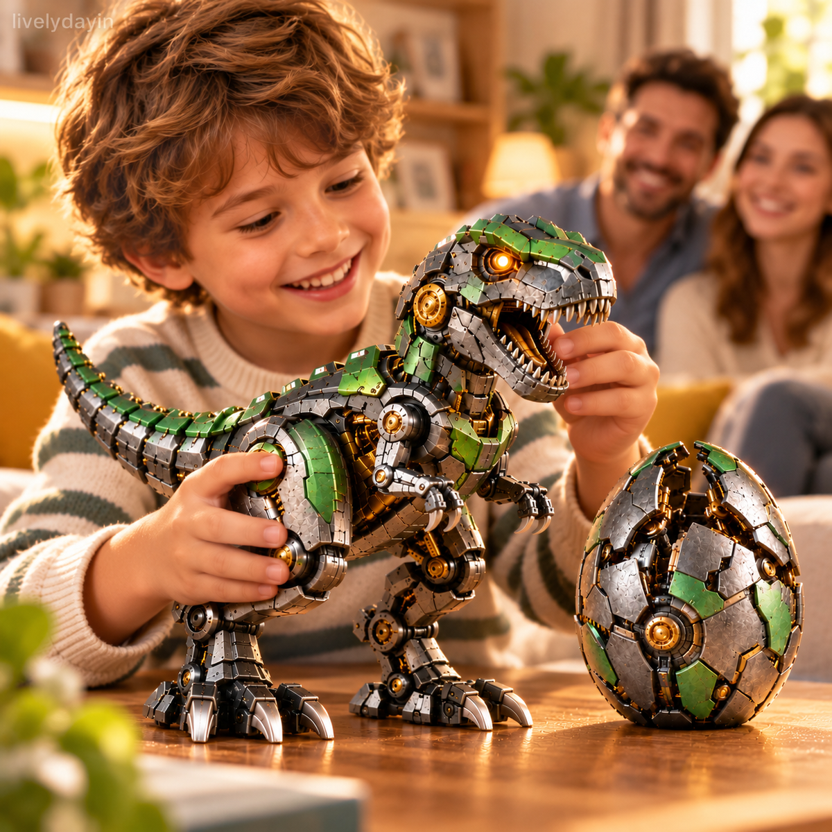 🦖🥚 Mechanical T-Rex Egg – Robotic Dinosaur Collectible! ⚙️