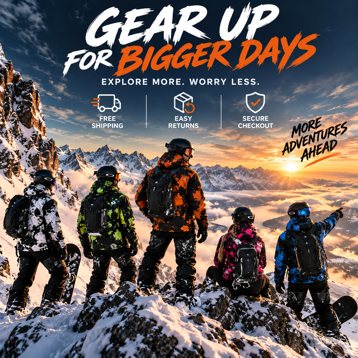 🔥Last Day 50% OFF-Color-Changing Snow Jacket – Water-Reactive Winter Coat with Hidden Pattern Reveal