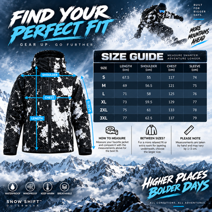 🔥Last Day 50% OFF-Color-Changing Snow Jacket – Water-Reactive Winter Coat with Hidden Pattern Reveal