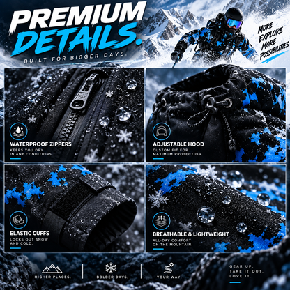 🔥Last Day 50% OFF-Color-Changing Snow Jacket – Water-Reactive Winter Coat with Hidden Pattern Reveal