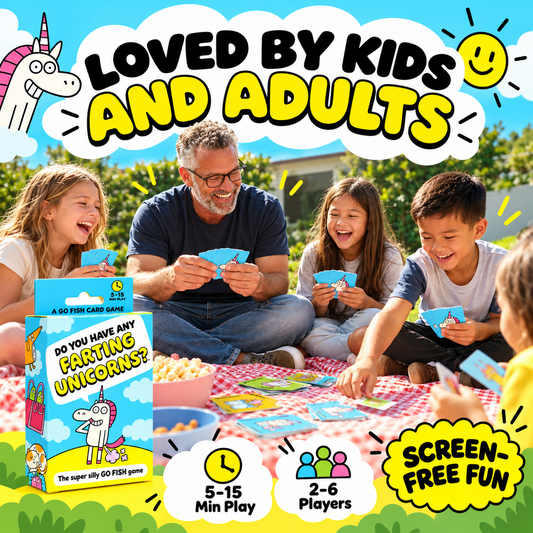 😂50% OFF Today! Super Silly Go Fish Card Game for Kids & Family Game Night