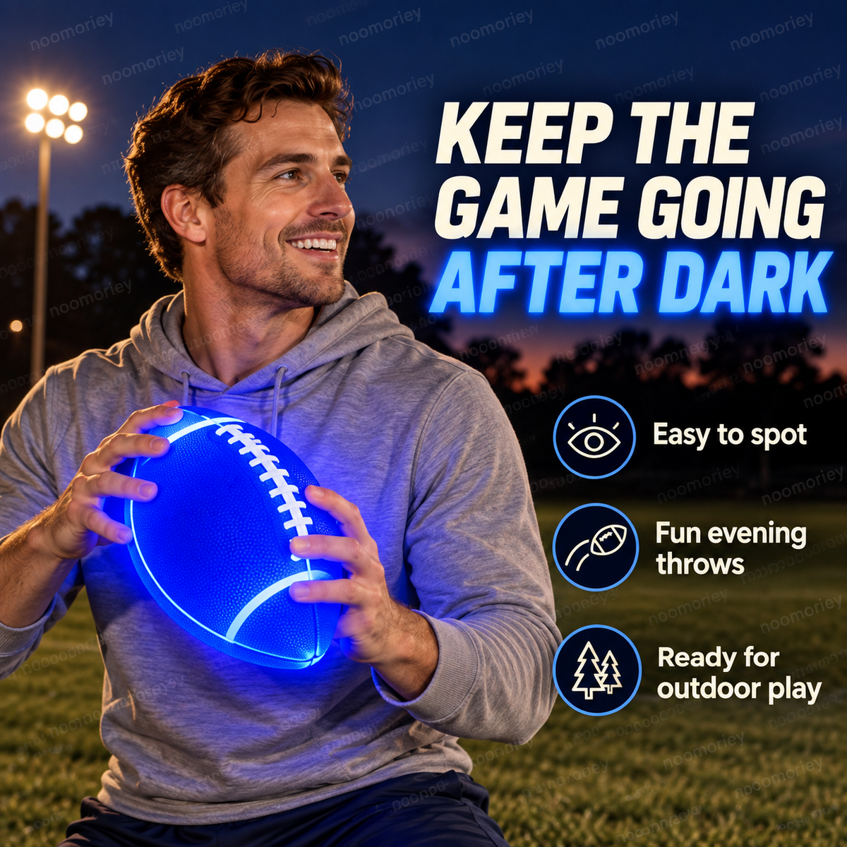 🔥 Glow Strike LED Football – Turn Every Night Into Game Night