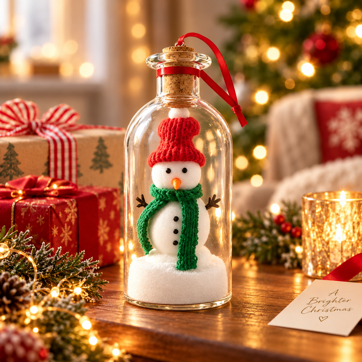 ⏰Limited Stock 50% OFF - 🎄🎙️ Christmas Voice Keepsake Bottle™ – Record Your Love, Keep Their Voice Close ❤️✨
