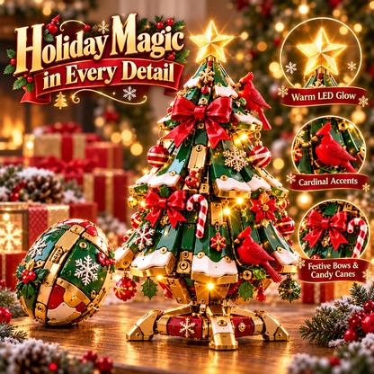 🔥 LAST DAY 49% OFF 🔥 Egg-to-Christmas Tree™ Magical Transforming Toy – Cardinal Christmas Tree Holiday Gift 🎄🎁✨