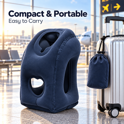 🔥Last Day 50% OFF-Inflatable Airplane Sleep Pillow – Sleep Better on Every Flight