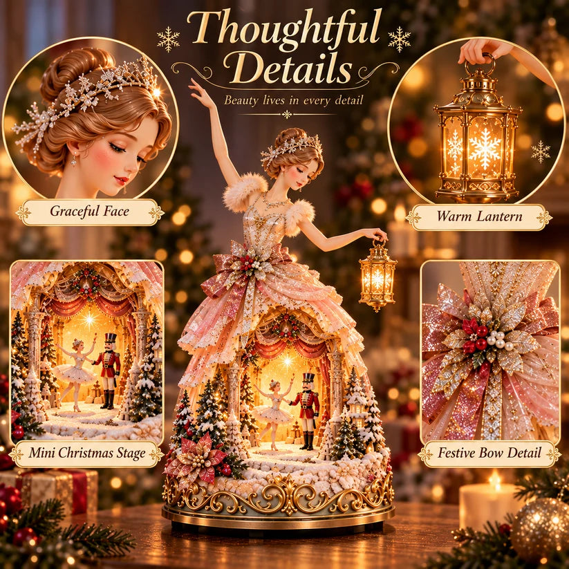 🩰 Winter Ballerina Story Lamp™ – Lighted Nutcracker Christmas Tabletop Decor ✨