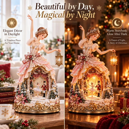 🩰 Winter Ballerina Story Lamp™ – Lighted Nutcracker Christmas Tabletop Decor ✨