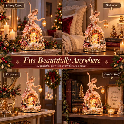 🩰 Winter Ballerina Story Lamp™ – Lighted Nutcracker Christmas Tabletop Decor ✨