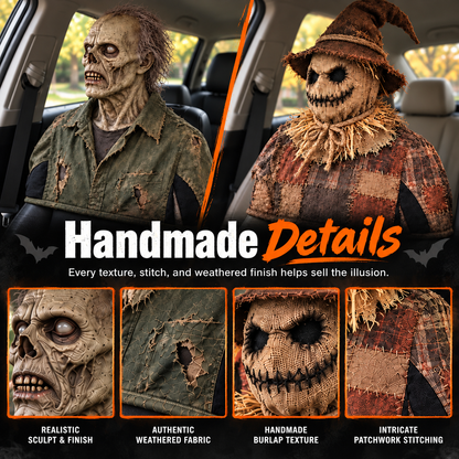 💀 Rotating Head Halloween Prank Decoration