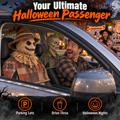 💀 Rotating Head Halloween Prank Decoration