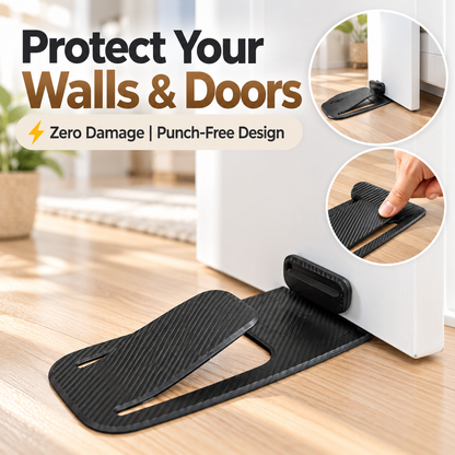🔥Last Day 50% OFF – 🚪 No-Punch Heavy Duty Door Stopper & Wall Protector 🛡️