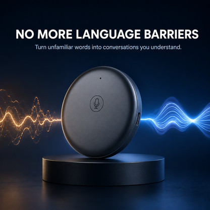 🌍 Wearable AI Translator – 165-Language Real-Time Voice Translation & Practice Companion