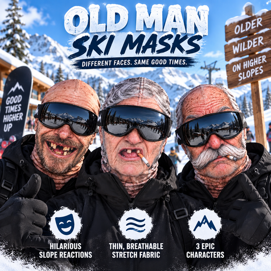 Custom Funny Ski/Biker Mask - Personalized Birthday Gifts For Ski Lovers - Born For The Slopes