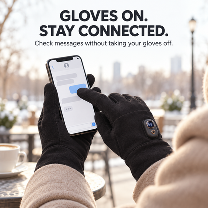 🔥Last Day 50% OFF-❄️Heated Touchscreen Gloves with Digital Display – Bring Warmth to Your Winter Routine