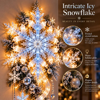 🔥Last Day 49% OFF🔥❄️ Giant Snowflake Blizzard Trail™- Let the Snowstorm Glow Indoors