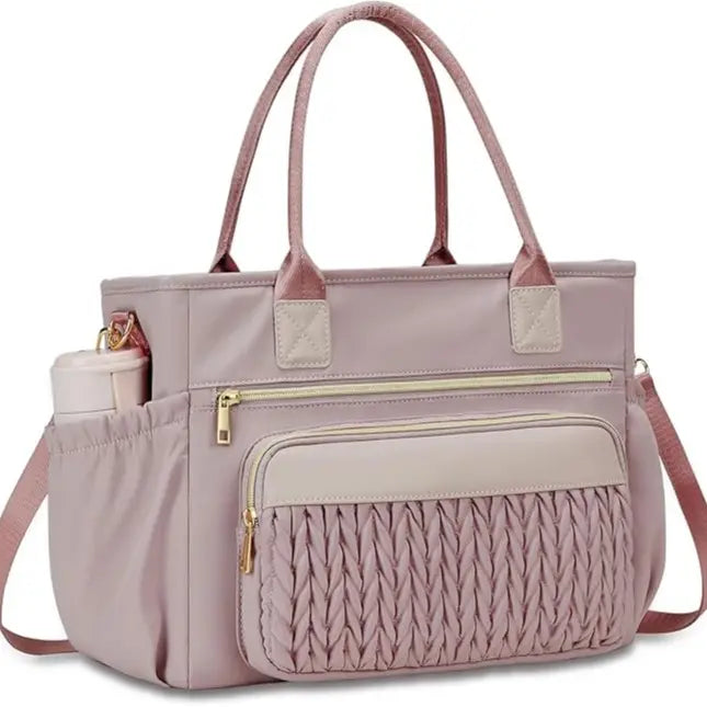 🥗 Large Capacity Insulated Lunch Tote – Leakproof Multi-Pocket Lunch Bag for Women