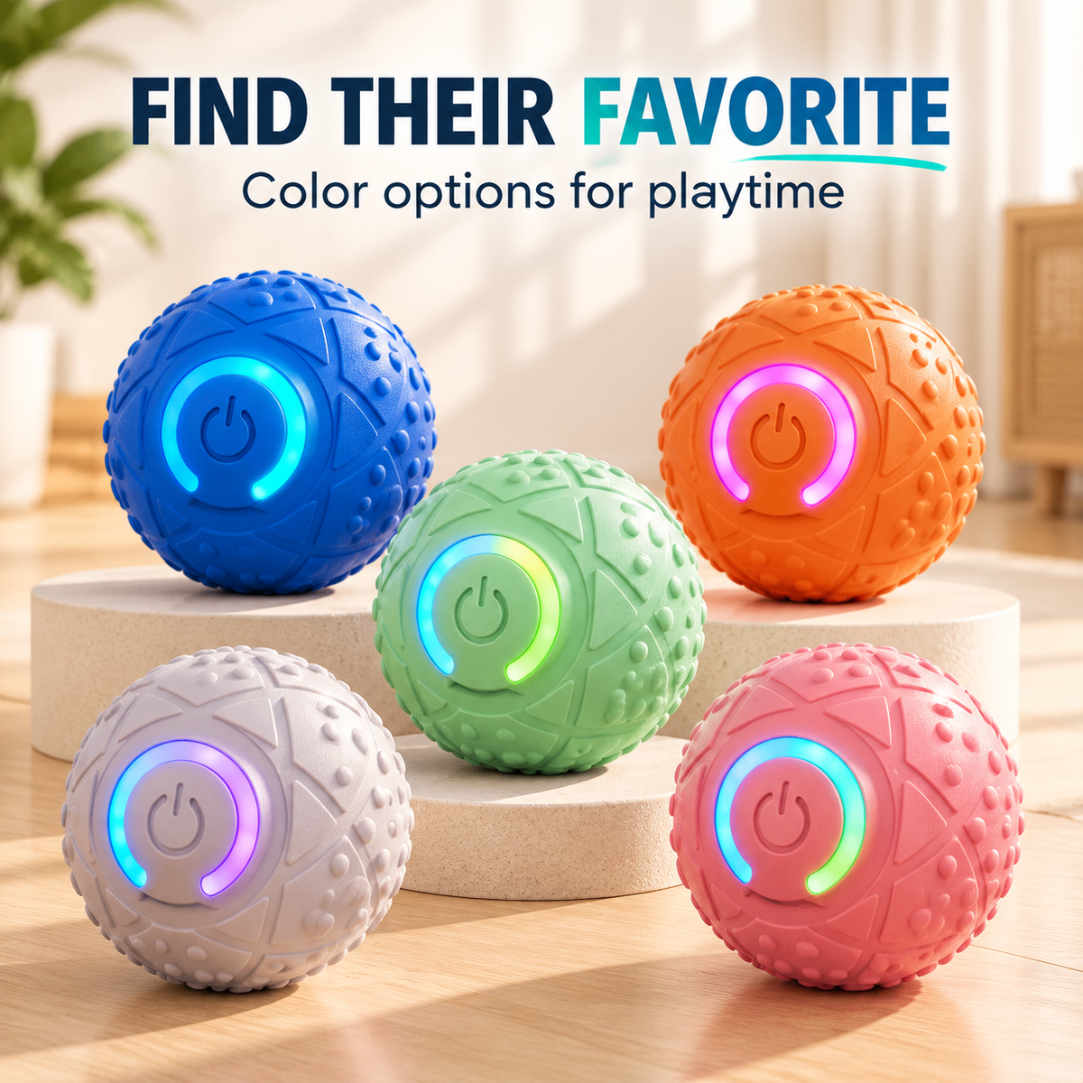 Smart Self-Moving Dog Ball | Interactive  Dog Toy