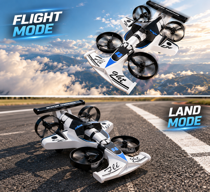 2-in-1 Fly & Drive RC Car Drone – Race on the Ground, Take Off Into the Air
