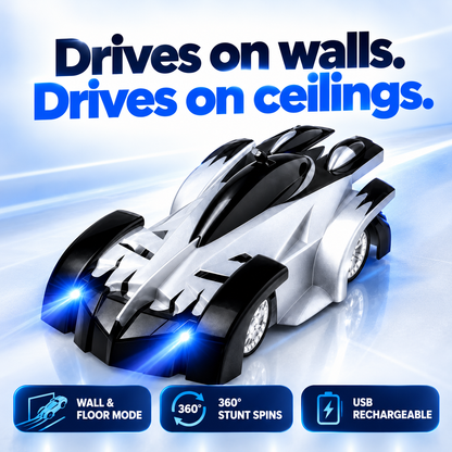 Wall-Climbing RC Hyper Car – Drive on Floors, Walls, Glass & Mirrors
